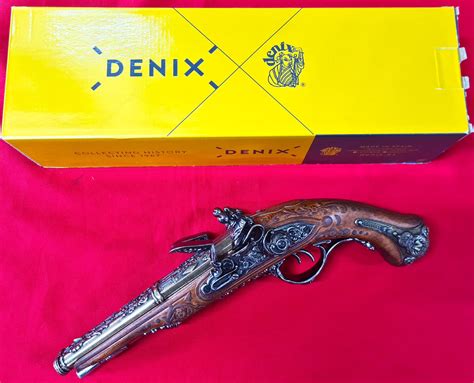 replica napoleonic pistol made in spain|Napoleon pistol with 2 barrels, France 1806 .